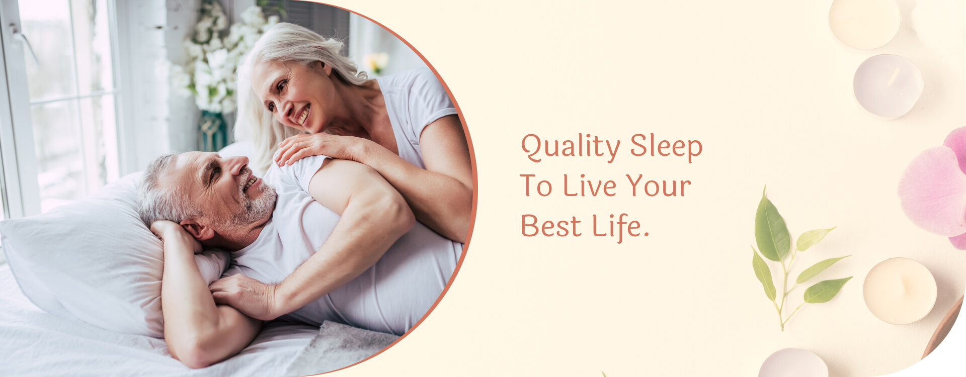 An older couple relaxing in bed - Quality Sleep to Live Your Best Life